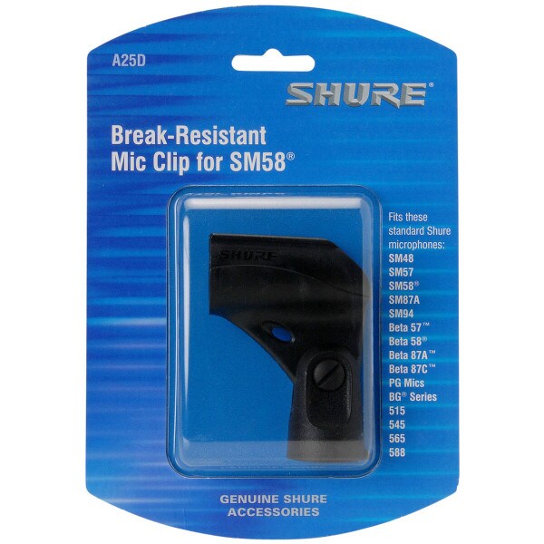 Main product image for Shure A25D Break-Resistant Clip for Handheld Mi 242-2140